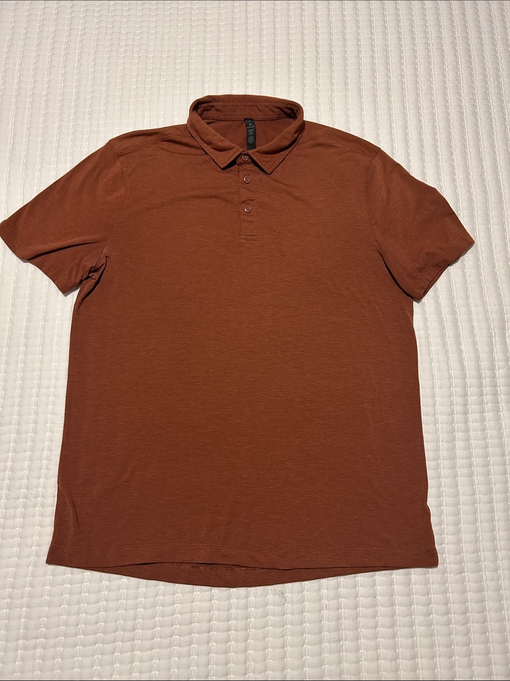 lululemon athletica Men's Polo Shirt - Rust Large